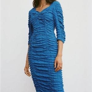 Zara textured dress Sz L